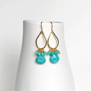 Turquoise Teardrop Earring