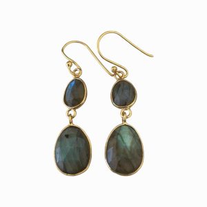 Labrodrite drop earrings